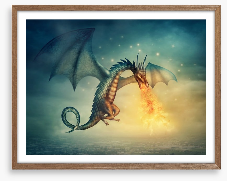 Fantastical dragon