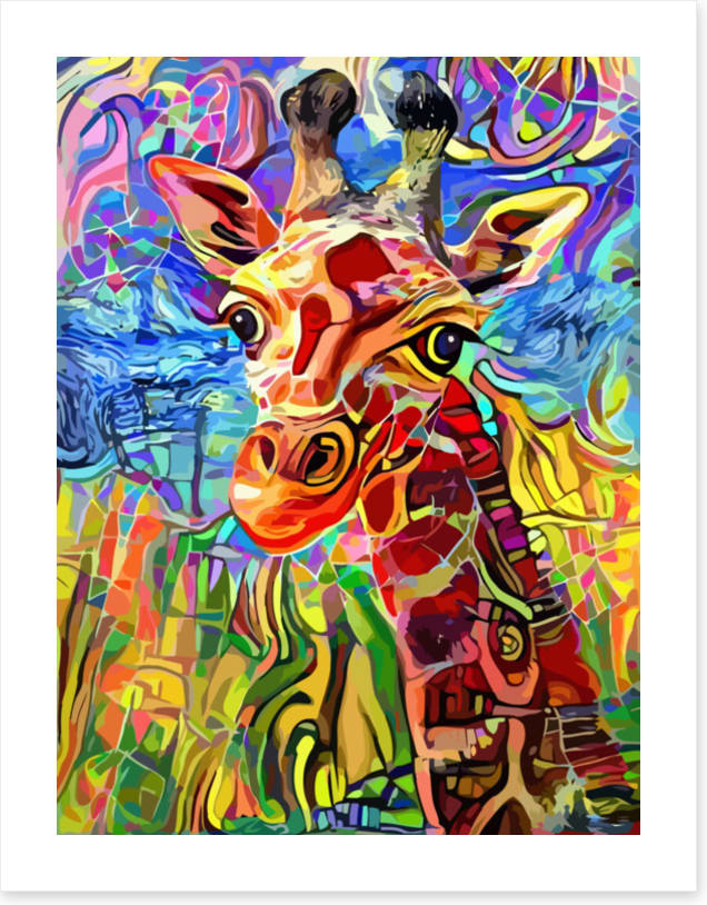 Kooky giraffe