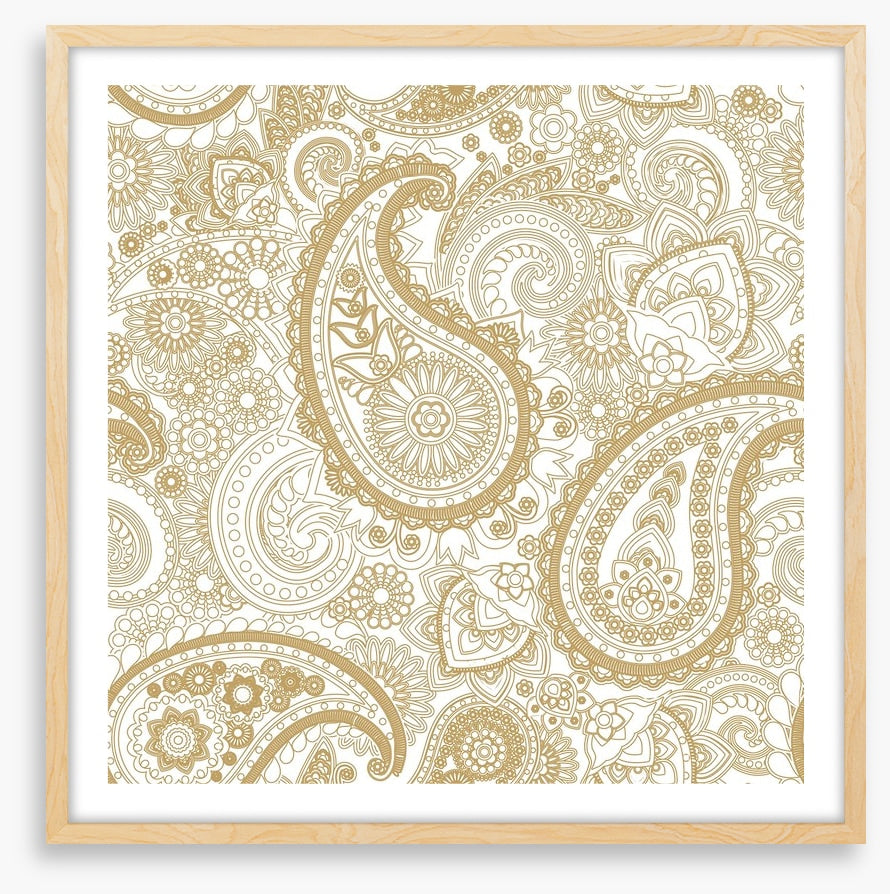 Golden teardrops
