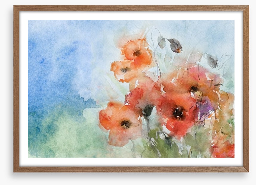 Poppies in the breeze