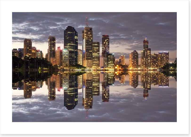 Brisbane city reflections