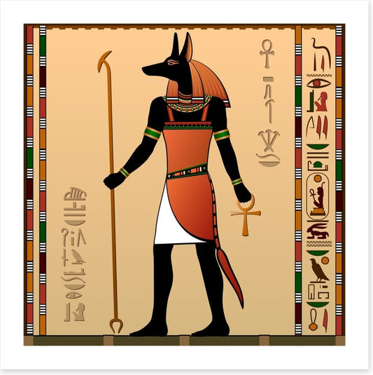 Anubis the jackal-headed deity