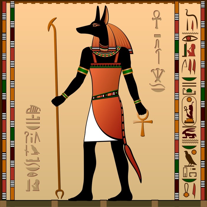 Anubis the jackal-headed deity