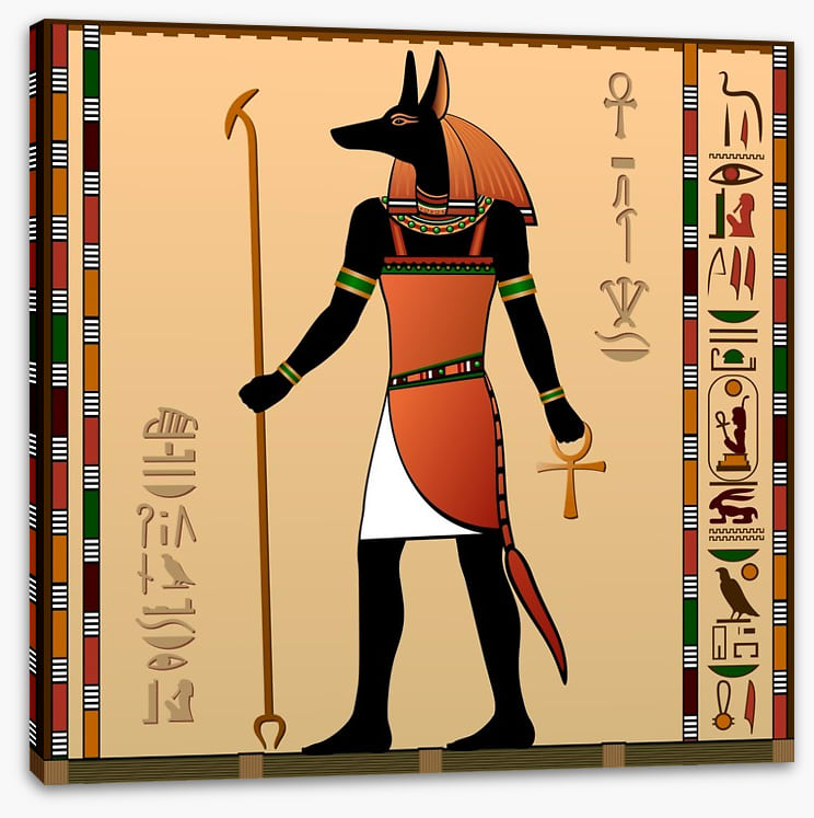 Anubis the jackal-headed deity