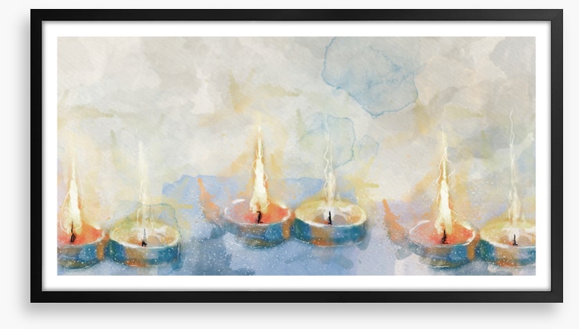 Six candles