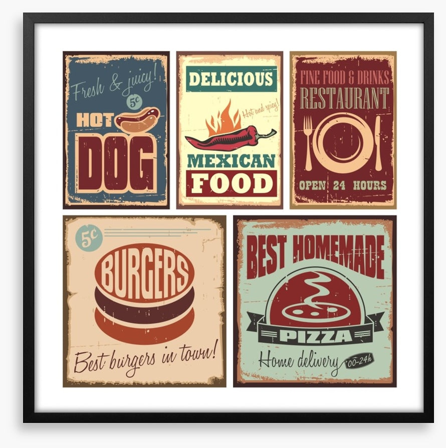 Fast food vintage