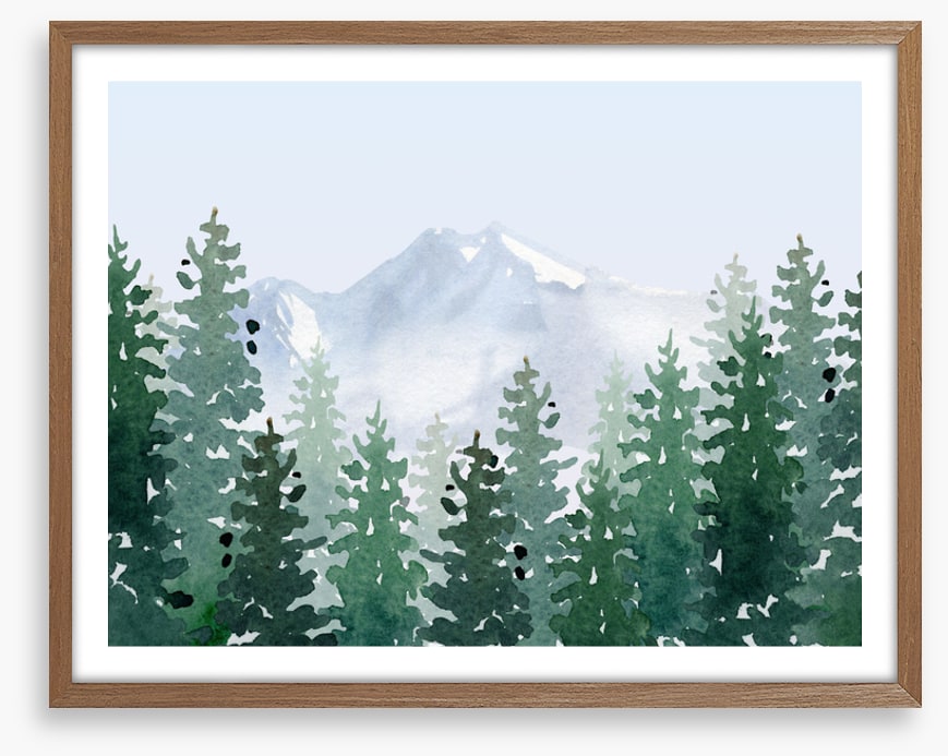 Peak through the trees