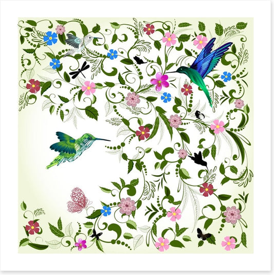 Feathers in the foliage