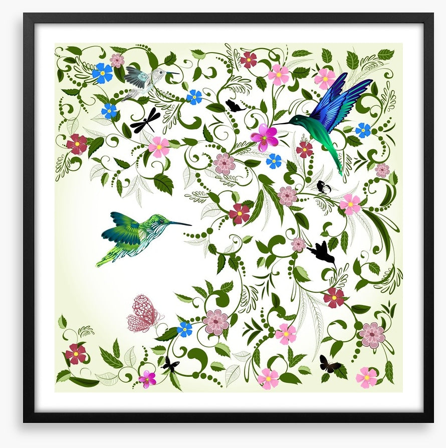 Feathers in the foliage