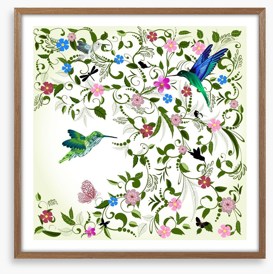 Feathers in the foliage