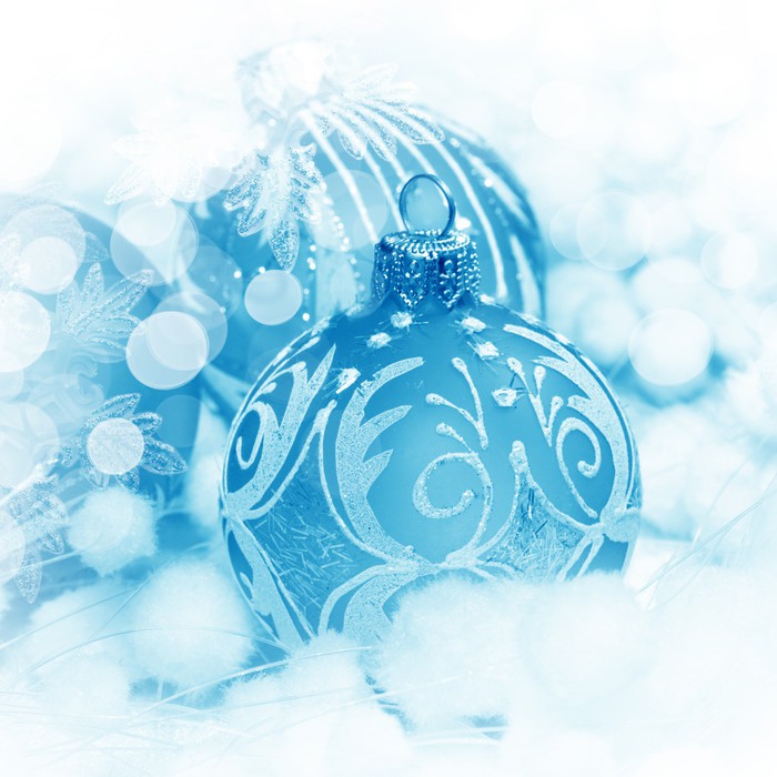Blue baubles