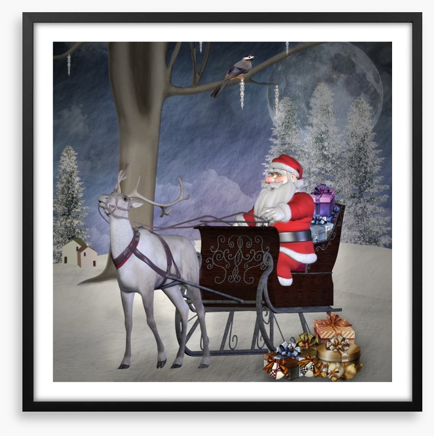 Here comes Santa