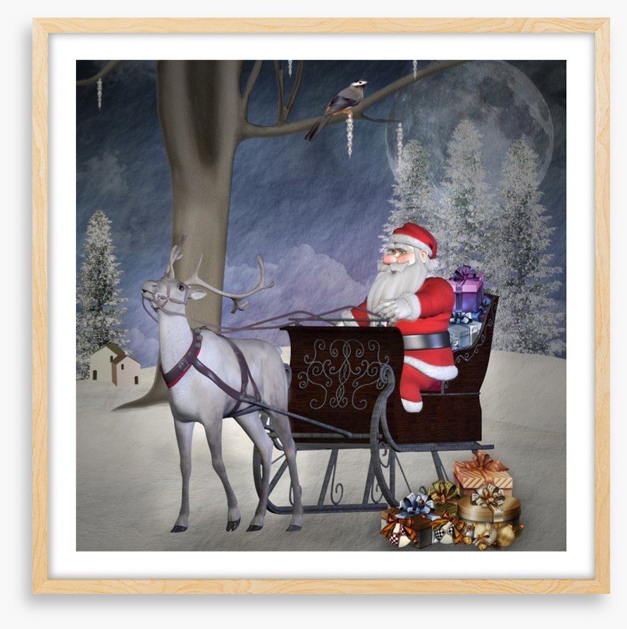 Here comes Santa