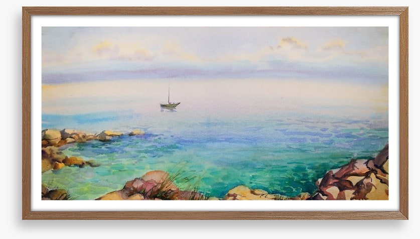 The rocky bay