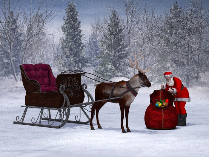 Preparing the sleigh