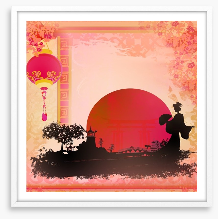 Pagoda sunset
