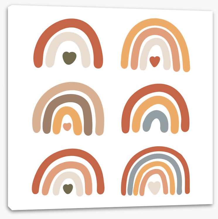 Six rainbows