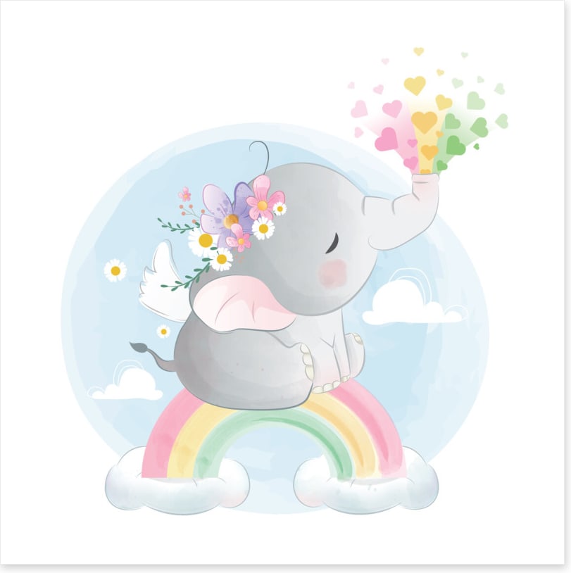 Rainbow sneeze