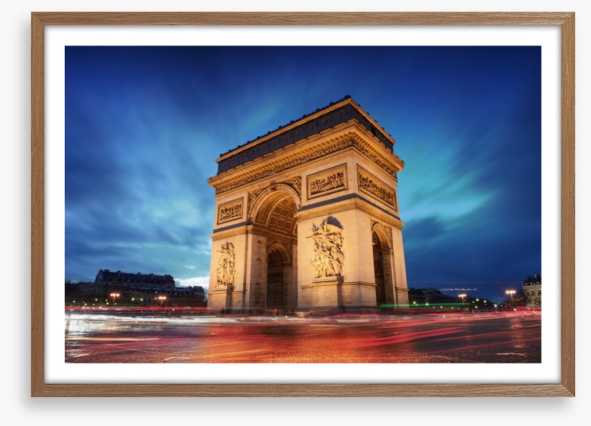 Arc de Triomphe by night, Paris