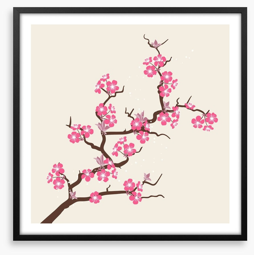 Cherry pink blossom