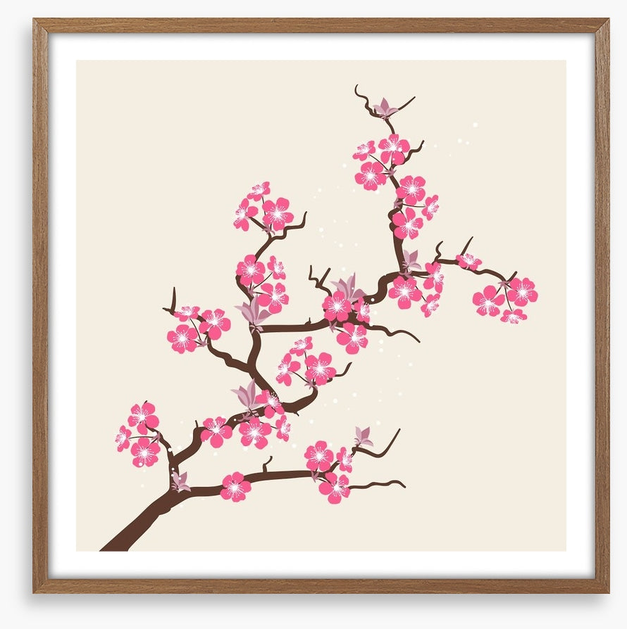 Cherry pink blossom