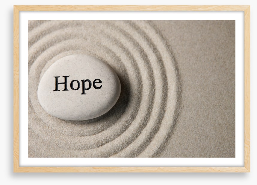 With hope