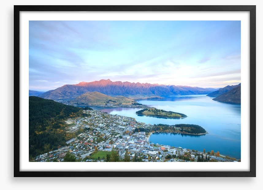 Queenstown aerial, New Zealand