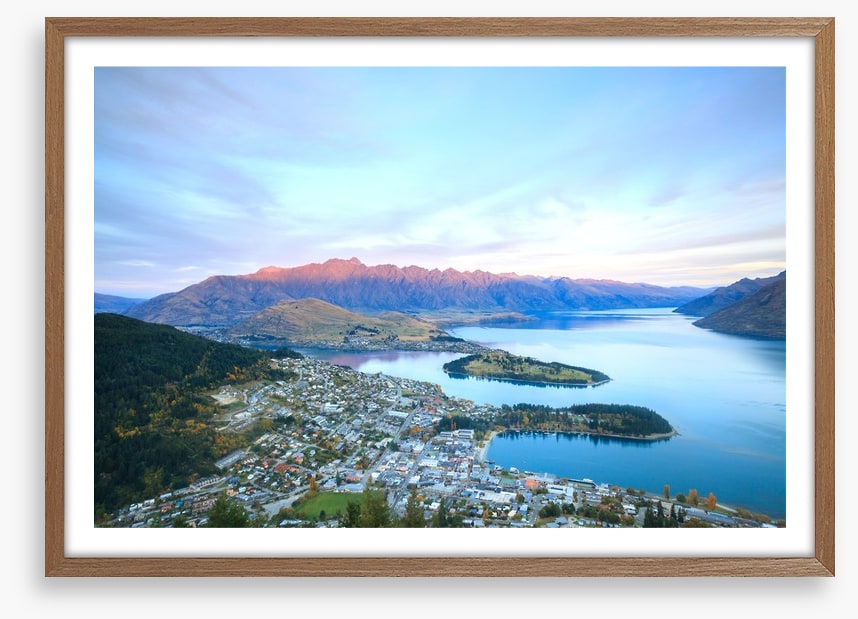 Queenstown aerial, New Zealand
