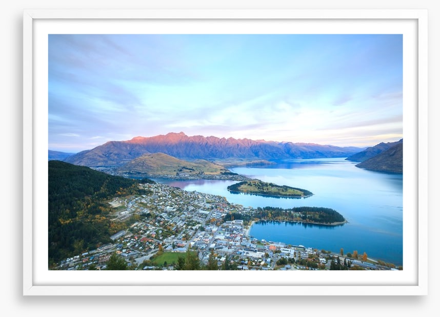 Queenstown aerial, New Zealand