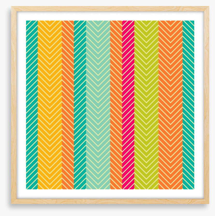 Retro zigzags