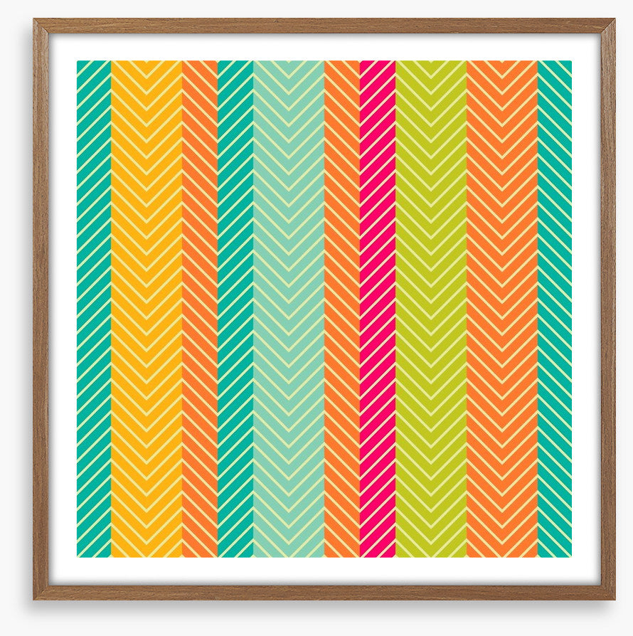 Retro zigzags