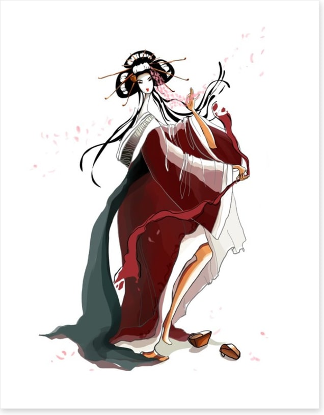 The barefoot maiko