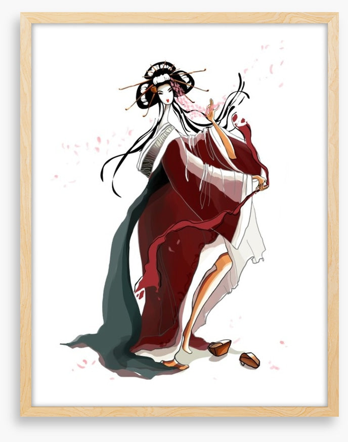 The barefoot maiko