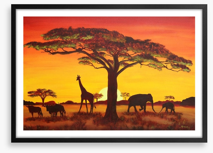African sunset