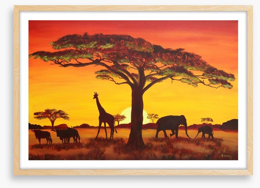 African sunset