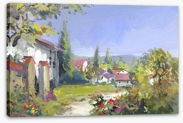 Summer day in the village