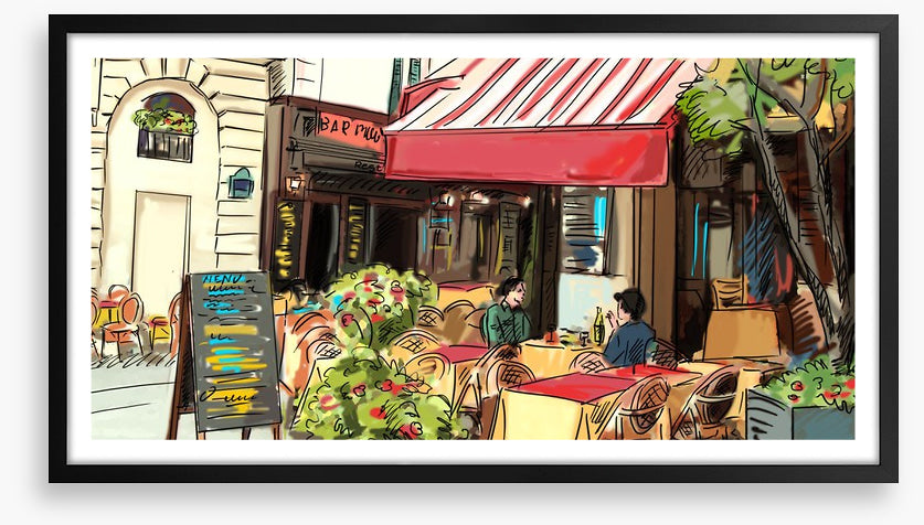 Lunch at the cafe