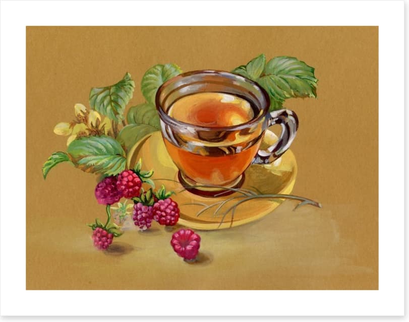 Raspberry tea