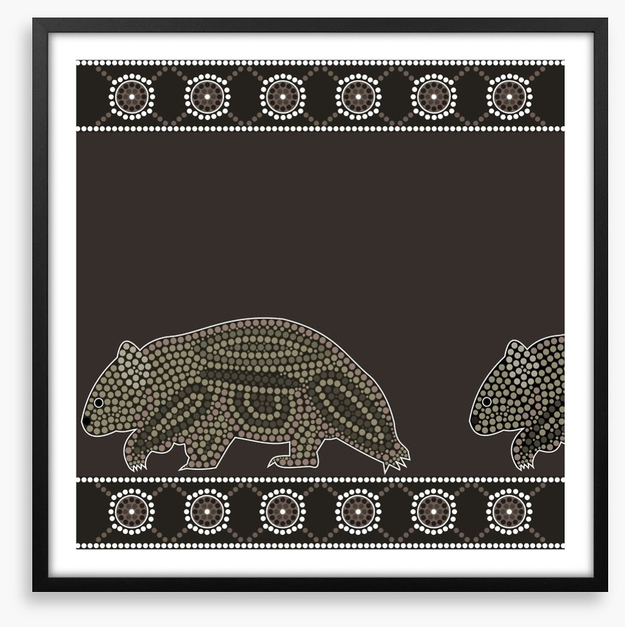Wandering wombat