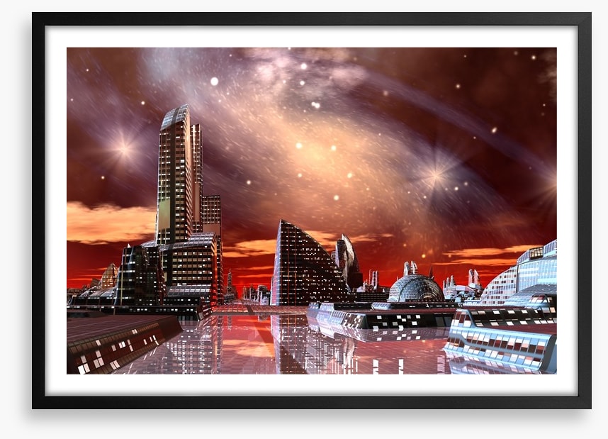 Starry sky plaza