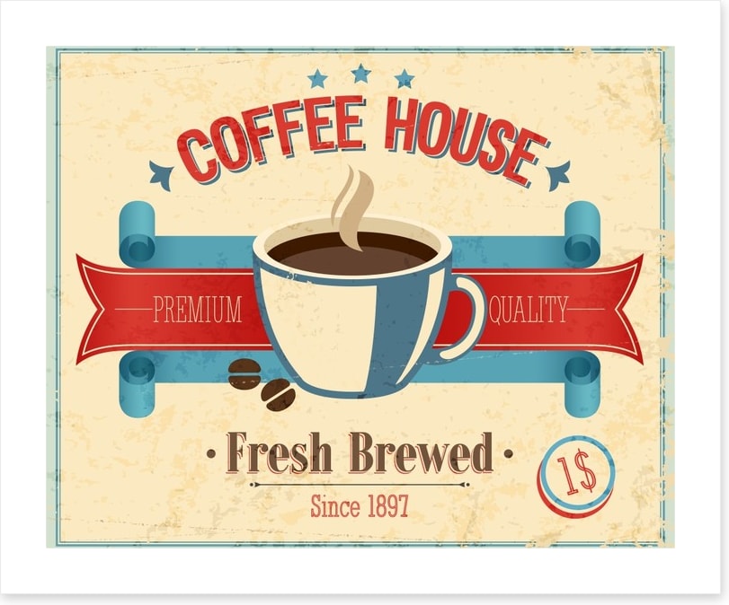 Vintage coffee house