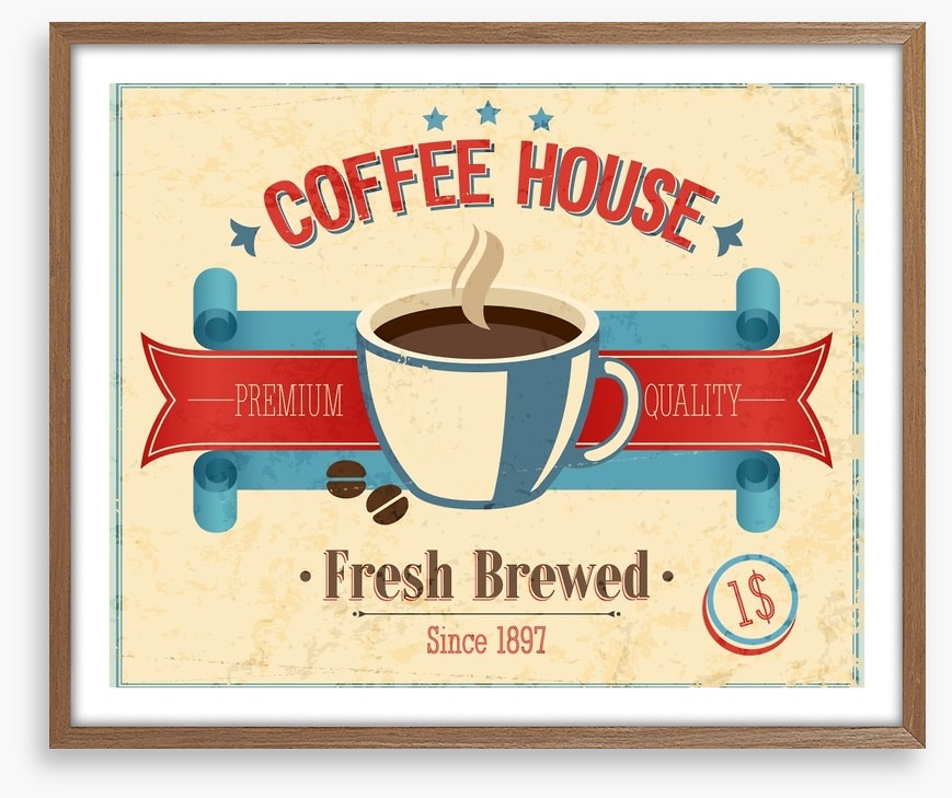 Vintage coffee house