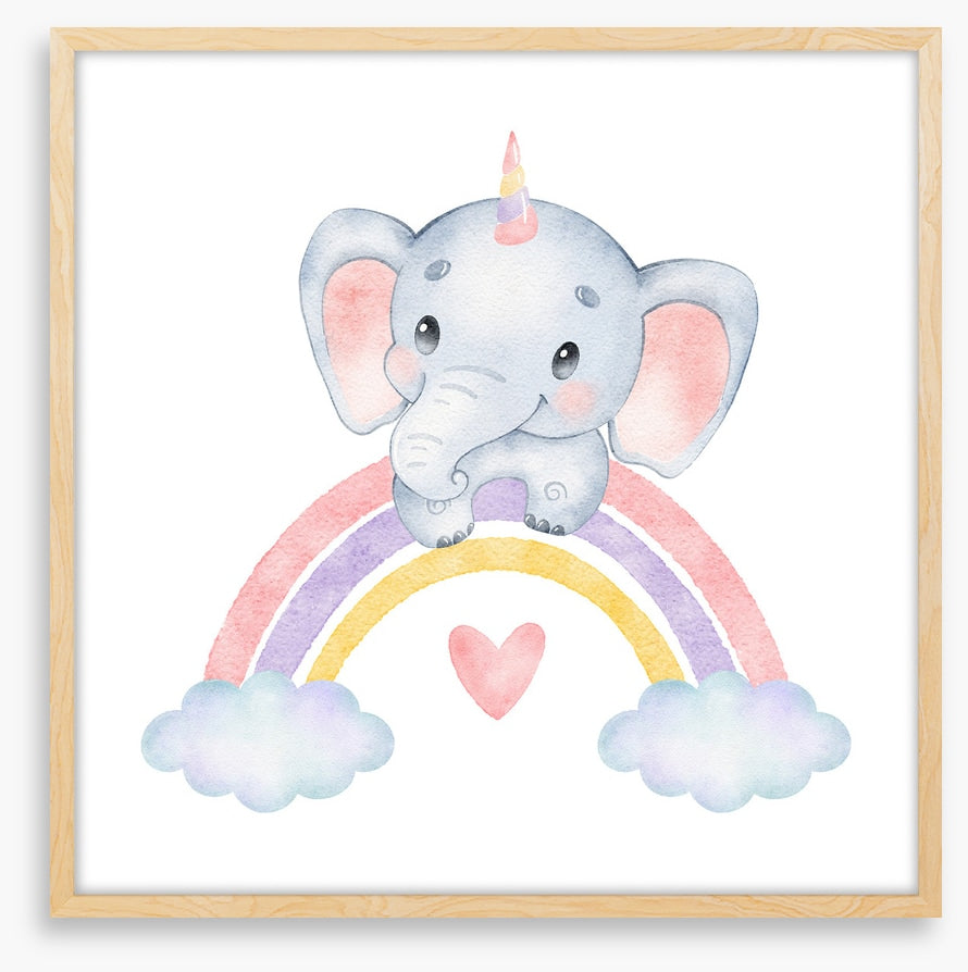 Elephant rainbow 1