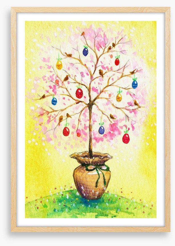 The easter egg tree