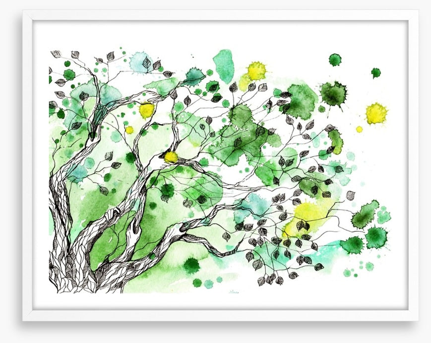 Spring splatter tree