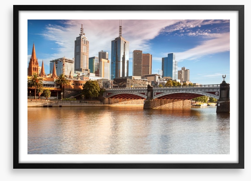 Melbourne skyline from Southbank