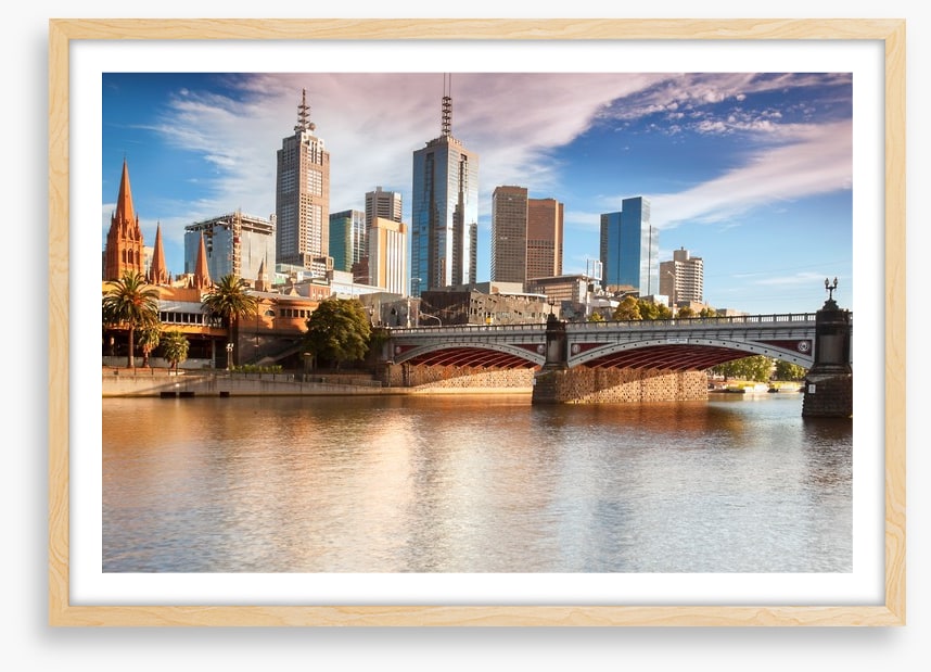 Melbourne skyline from Southbank