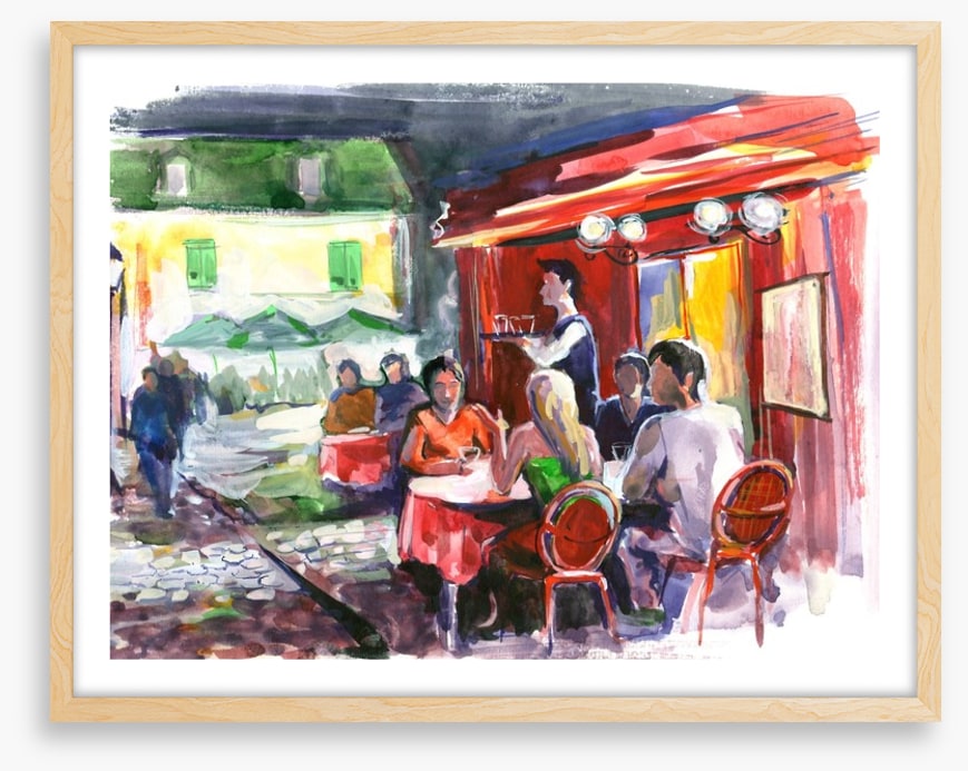 Cafe in the piazza