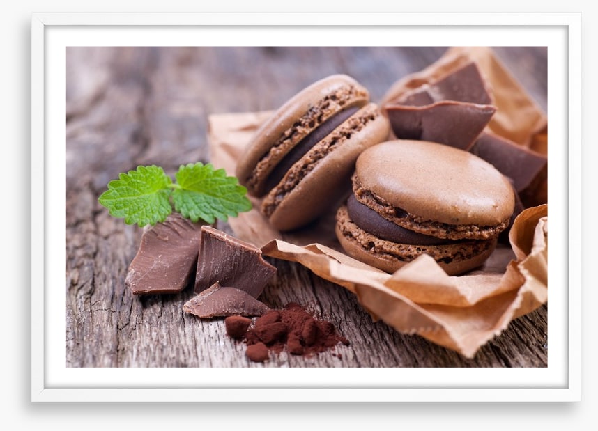 Mocha macarons