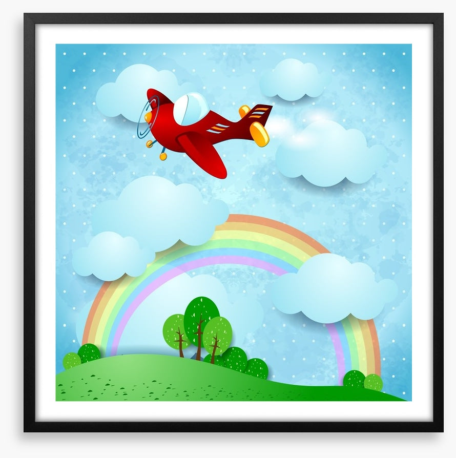 Red airplane